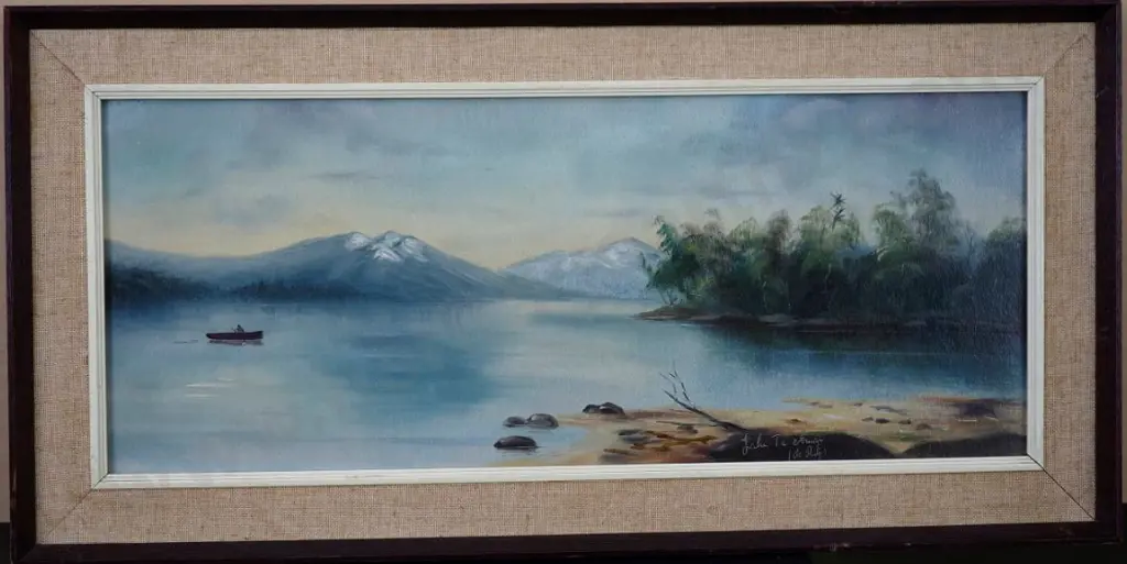 DE RITZ, George (1875-1953) - Lake Te Anau Image 1++