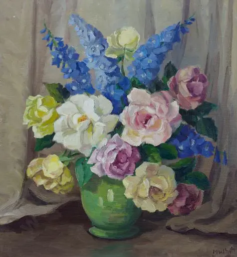 WHITT, Margaret (1888-1959) - Roses Image 1++