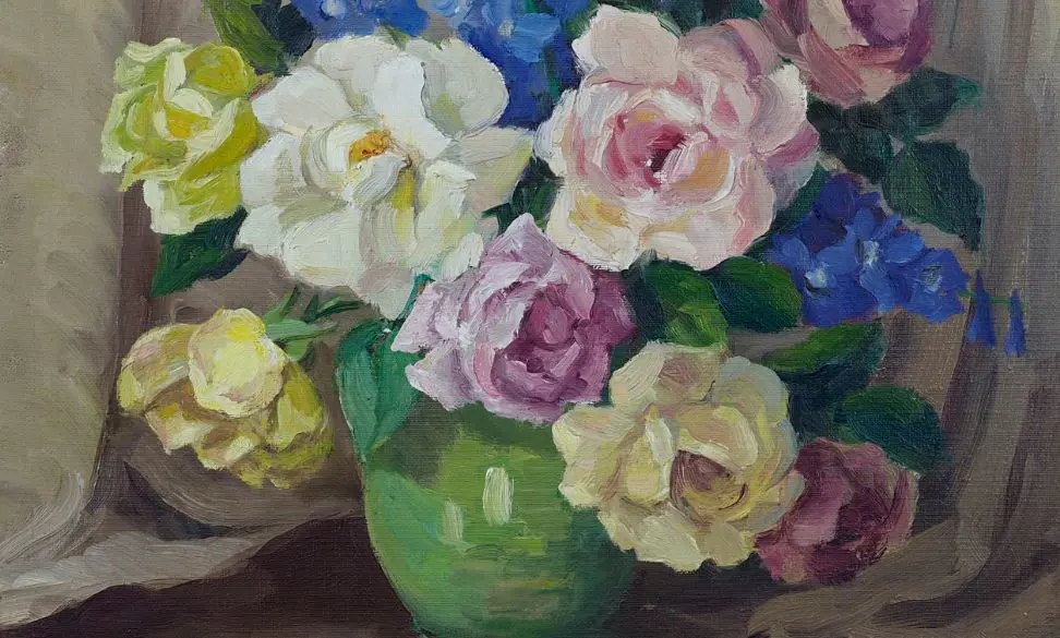 WHITT, Margaret (1888-1959) - Roses Image 1++