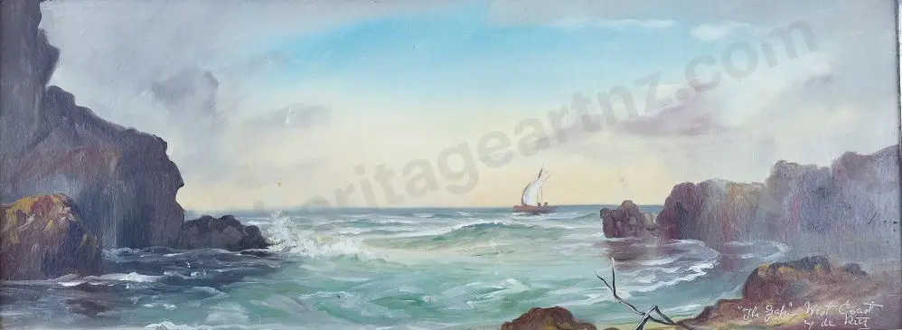 DE RITZ, George (1875-1953) - The Gap, West Coast Image 1++