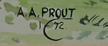 PROUT, Anthony A. (1946-) - European Village Image 1++