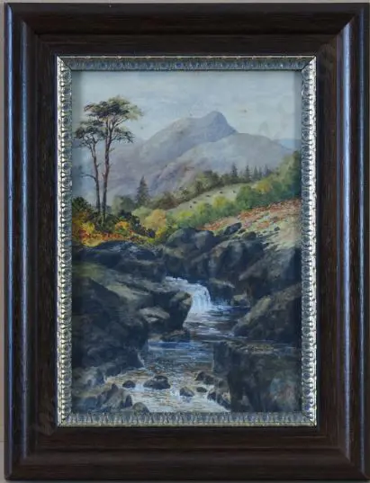 DRYSDALE, Alexander (1870-1934) - Hills with Stream Image 1++