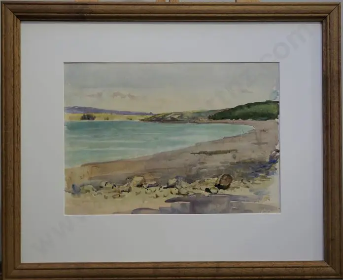 UNKNOWN Artist (A51) - New Zealand Coastal Inlet Image 1++