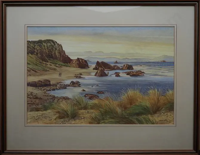 BOLLARD, Albert (c.1938-1988) - Seatoun “evening” Walkway Image 1++