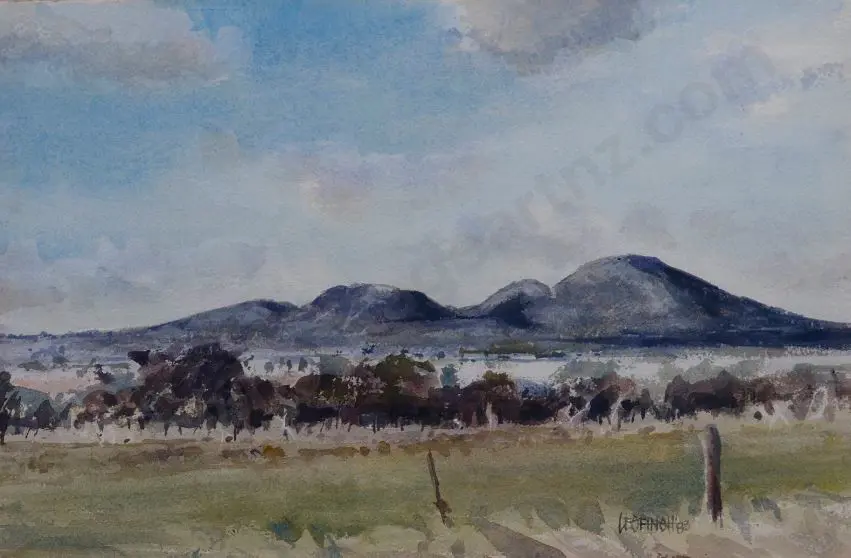 FINCH, Les (1940-) - Country Landscape, Victoria Image 1++