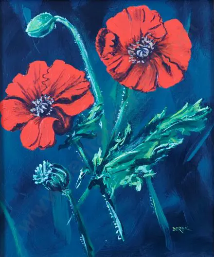PARKER-LITTLE, Derek (-2014) - Red Poppies Image 1++