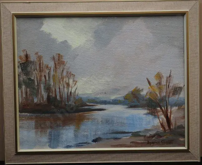SMART, Bernice (1940s-70s) - River with Trees Image 1++