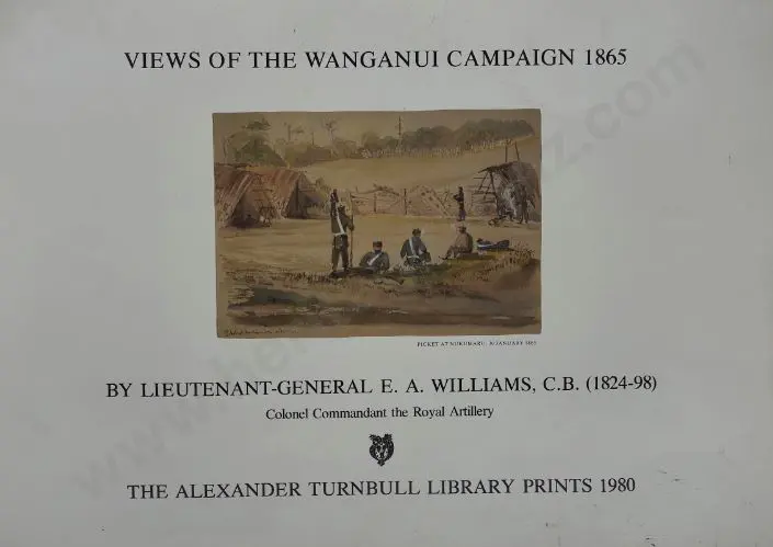 WILLIAMS, Lt General E.A. (1824-1898) - Views of the Wanganui Campaign - 1865 Image 1++