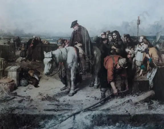 FAED, Thomas RA (1826-1900) - The Last of the Clan Image 1++