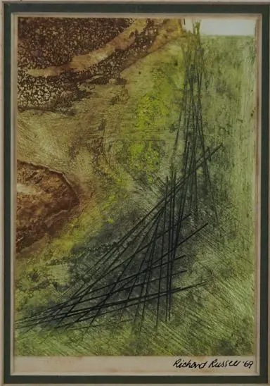 RUSSELL, Richard (20th Cent.) - Abstract Image 1++