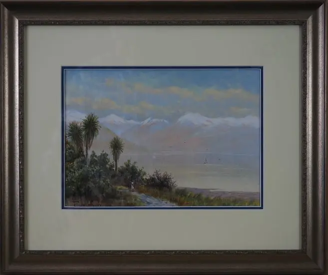 BROOKESMITH, Frank (1860-1932) - Lake Wakatipu, 1937 Image 1++