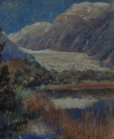 WITHERS, Mabel (1870-1956) - Mountain Glacier Image 1++