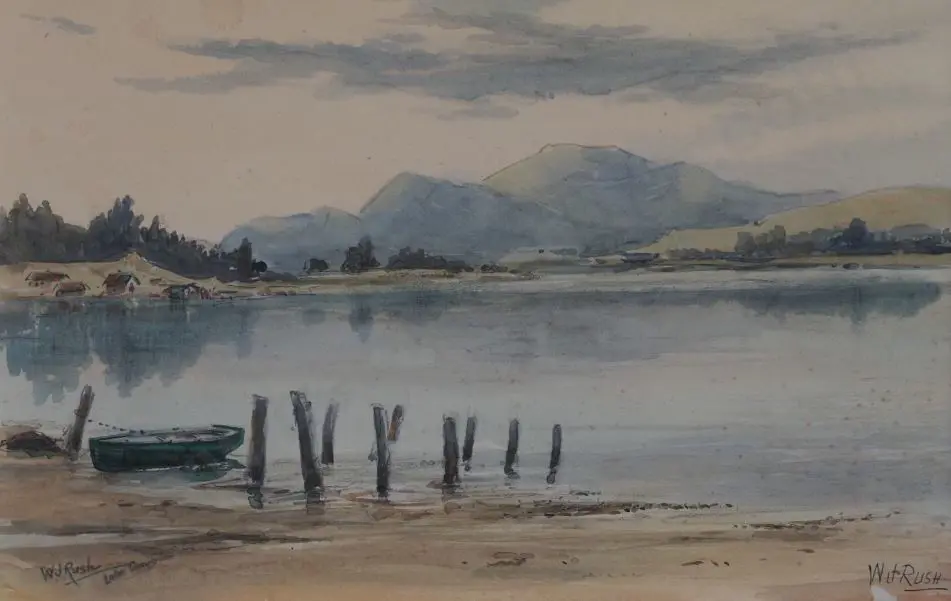 RUSH, William J. (1872-1965) - Lake Conaston Image 1++