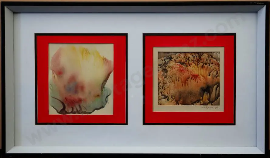 HIPWELL, Arthur Cecil (1994-1964) - Abstracts (Two sketches) Image 1++