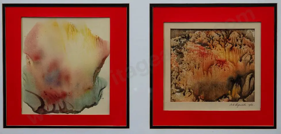 HIPWELL, Arthur Cecil (1994-1964) - Abstracts (Two sketches) Image 1++