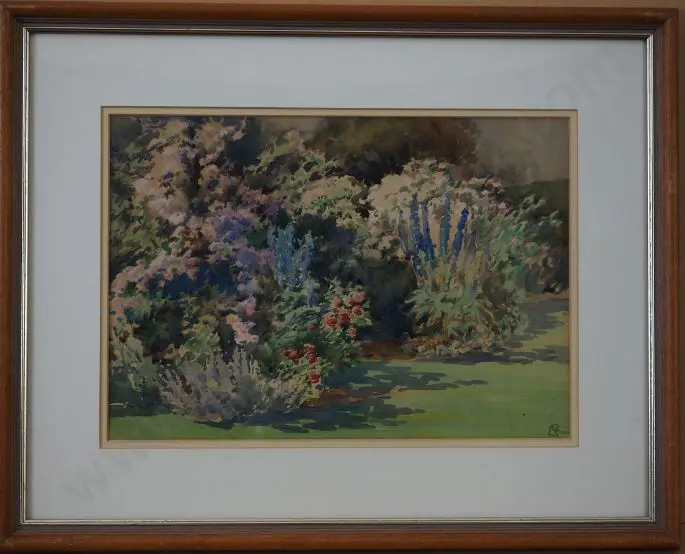 C.R. - The Garden at Dunshane 1930s Image 1++