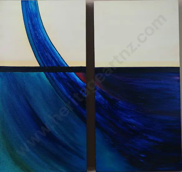 KEATING, K - Abstract (2 works) Image 1++