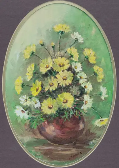 HUMM, V.A. (20th Cent.) - Vase with Flowers Image 1++