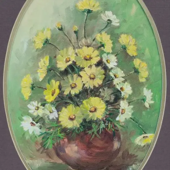 HUMM, V.A. (20th Cent.) - Vase with Flowers