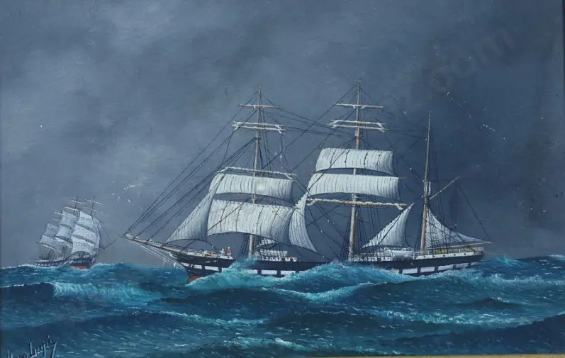 UNKNOWN - Sailing Ships (19th Cent.) Image 1++