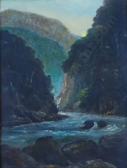 UNKNOWN - Otira Gorge, 1889 Image 1++