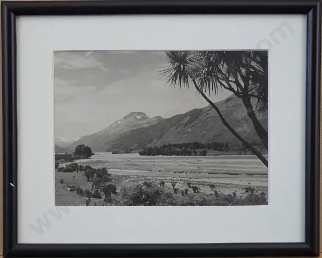 UNKNOWN Photographer (A34) - Hills, River & Mountain - South Island, c.1930 Image 1++