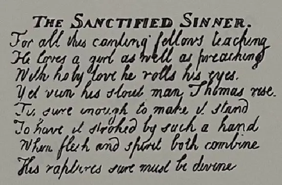 ROWLANDSON, Thomas (1756-1827) - The Sanctified Sinner - 1960s Reprint of 18th Century Erotic Drawing Image 1++
