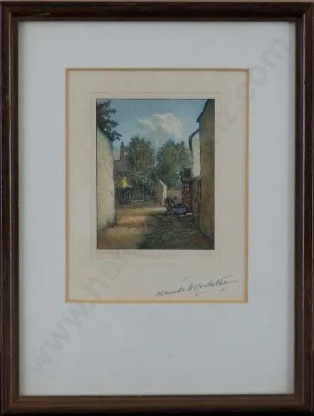 ROWBOTHAM, Claude (1864-1949) - A Flushing Slipway Image 1++