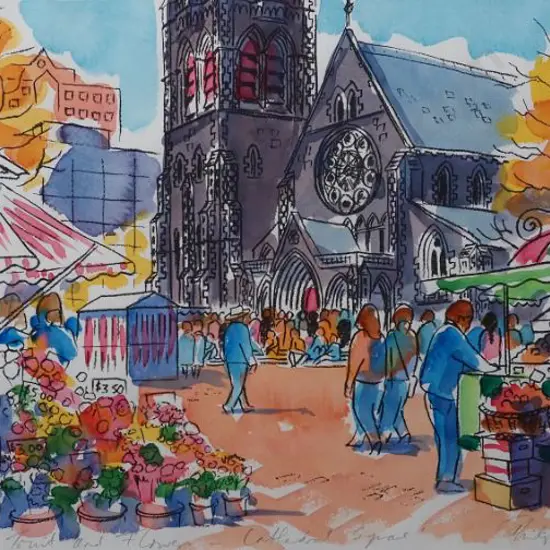 BEADLE, Philip (1959-) - Fruit and Flowers - Cathedral Square