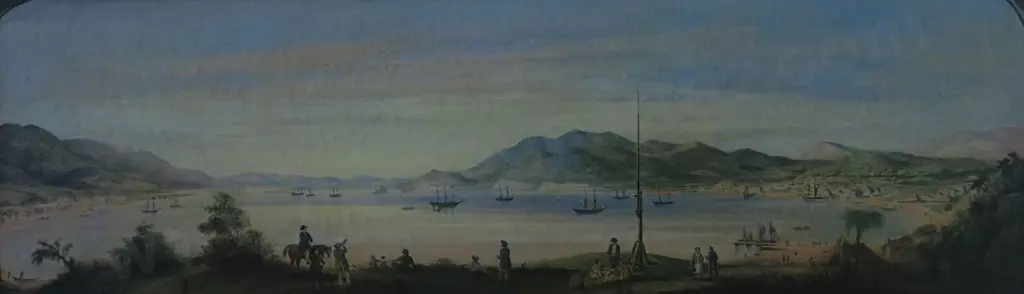 MEIN SMITH, William (1799-1869) - Wellington Harbour c. 1845 Image 1++