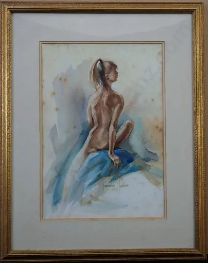 MADDOX, Ernestine (c.1981-1995) - Lady in the Nude Image 1++