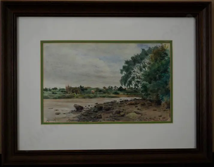 SMITH, M.J. (20th Cent.) - Auckland Harbour near Orakei c. 1920 Image 1++