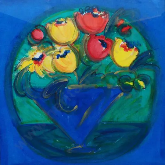 UNKNOWN - Tulips in Vase Image 1++