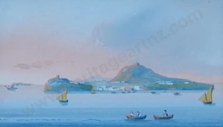 UNKNOWN - Harbour Scenes (Pair), Italy, 19th Cent. Image 1++