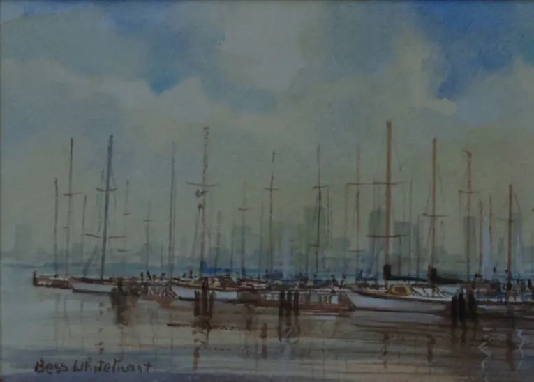 WHITEHURST, Bess (1916-2008) - From Gem Pier, Williamstown Image 1++