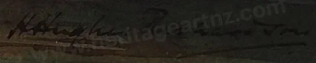 RICHARDSON, Henry Hughes (1882-1964) - Marsh Landscape Image 1++