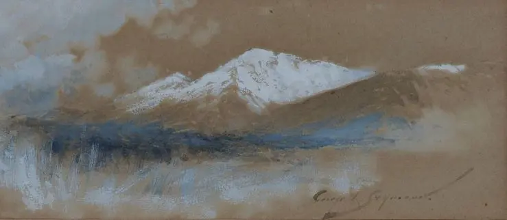 SEYMOUR, George - Lower Spur of Mount Hermon Image 1++