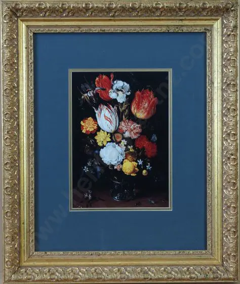 UNKNOWN - Floral Arrangement with Vase Image 1++