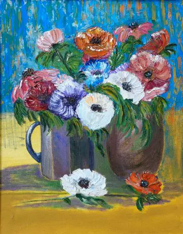 UNKNOWN - Flowers in Vase Image 1++