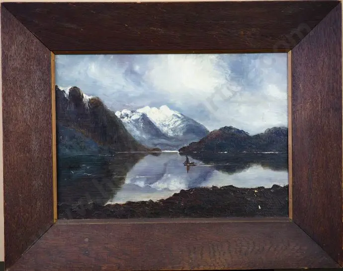 UNKNOWN (20th Cent.) - Southern Lake scene Image 1++