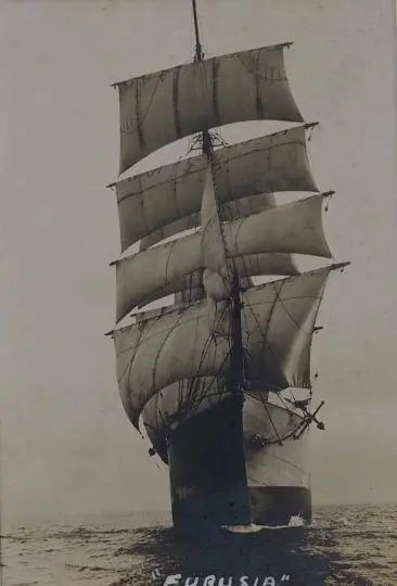 UNKNOWN - Sailing Ship 'Eurasia' (built 1885). Sunk by German uBoat 1916 Image 1++