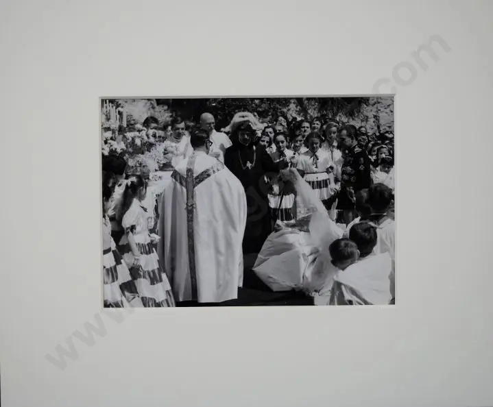 POPPER, Paul (1904-1977) - Grace Kelly & Prince Rainier being Married in Monaco, April 19, 1956 Image 1++