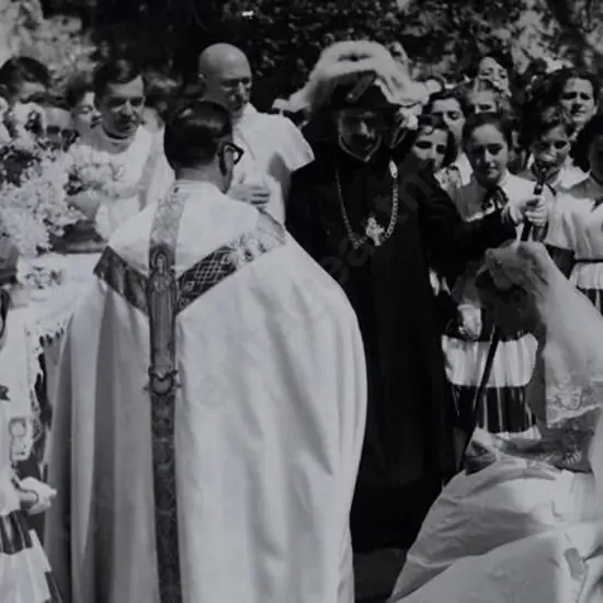 POPPER, Paul (1904-1977) - Grace Kelly & Prince Rainier being Married in Monaco, April 19, 1956