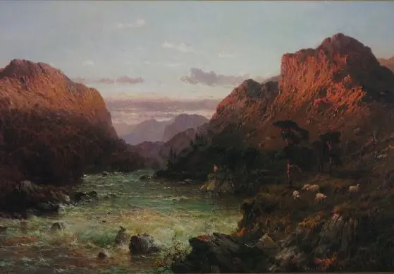 BREANSKI, Alfred de (1852-1928) - Rushing Waters Image 1++