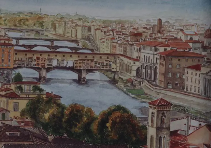 BELLINI,  Paolo (1941-) - Firenze (Florence) Image 1++