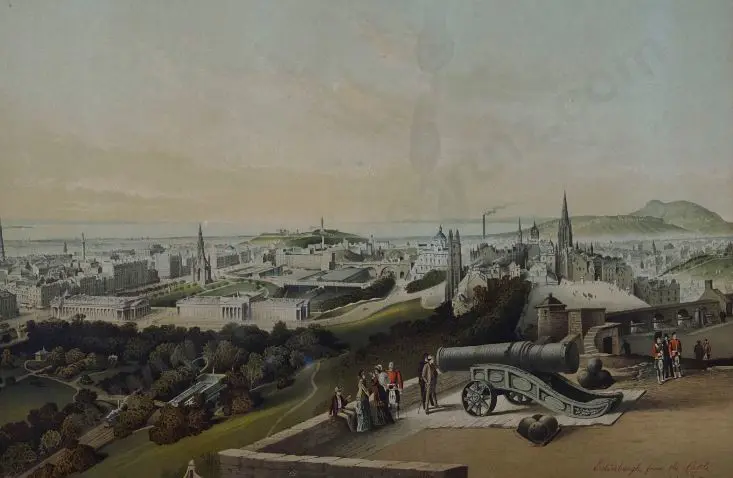 UNKNOWN - Edinburgh from the Castle Image 1++