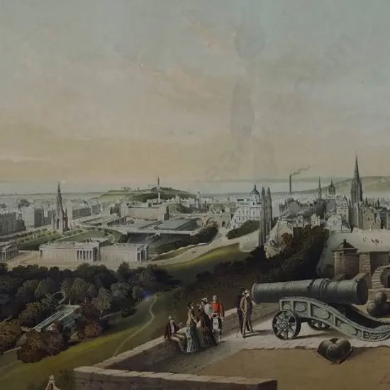 UNKNOWN - Edinburgh from the Castle