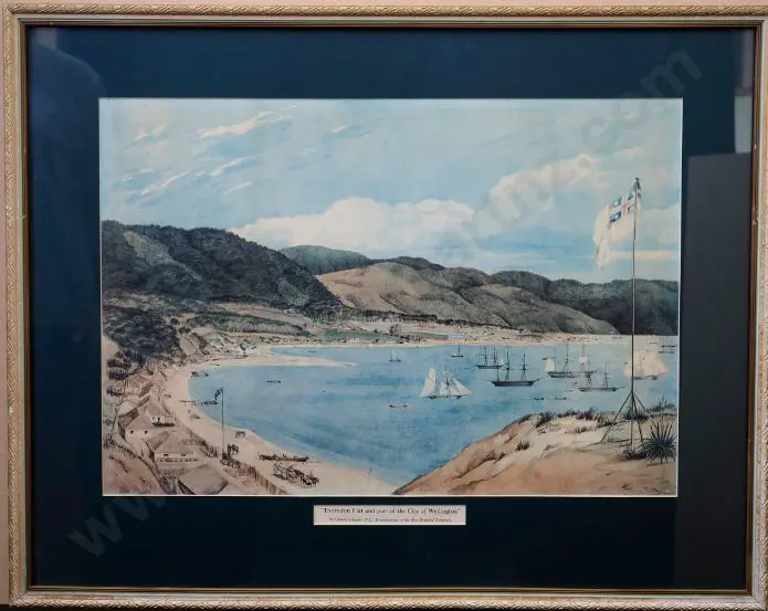HEAPHY, Charles (1822-1881) - Lambton Harbour and Wellington, April 1841 Image 1++