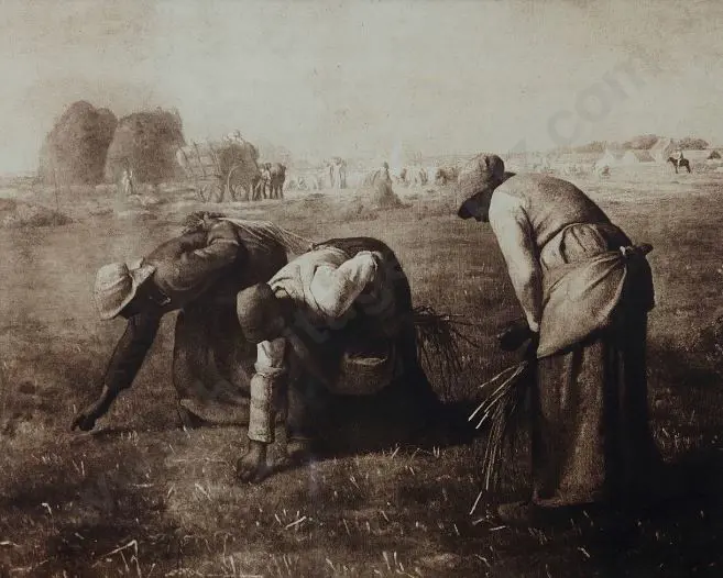 MILLET, Jean-Francois (1814-1875) - The Gleaners Image 1++