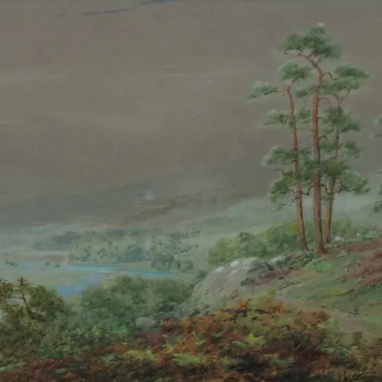 BINGLEY, Henry Harding (1887-1972) - Above the Winding Dee